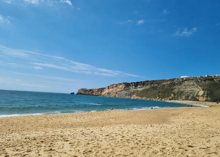 Casa Na Onda Liberdade-amazing Sea View 아파트 나자레